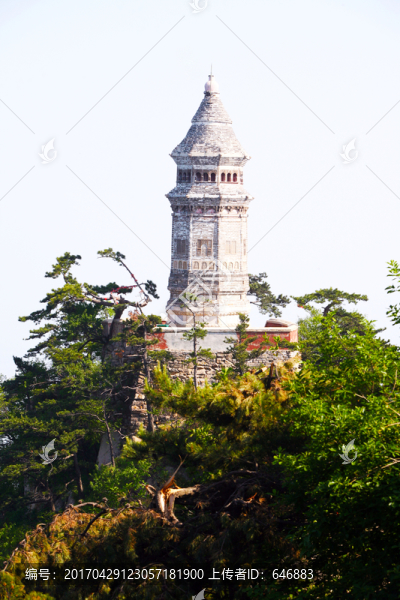 墓塔,塔,山尖,盤山
