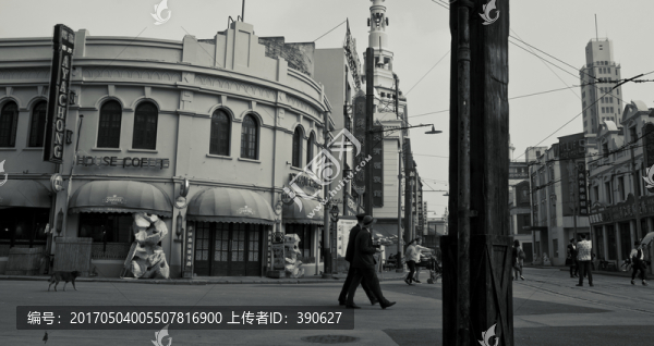 老上海街景
