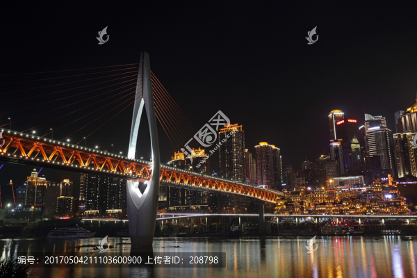 千廝門大橋夜景
