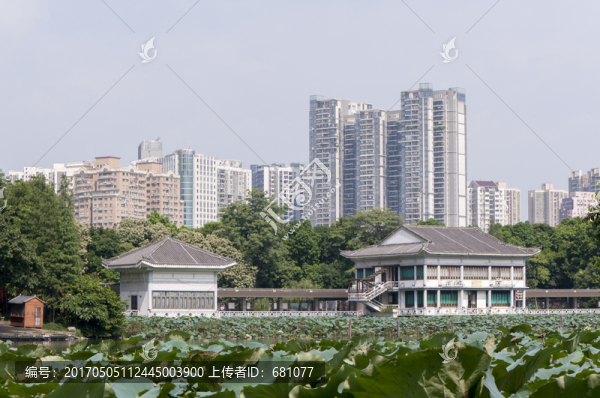 廣州荔灣湖公園海山仙館