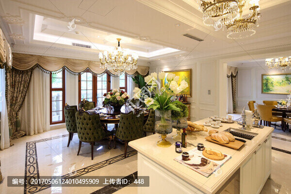 別墅餐廳,新中式餐廳,別墅裝飾