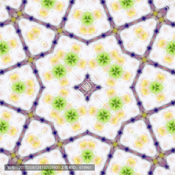 唯美背景花型