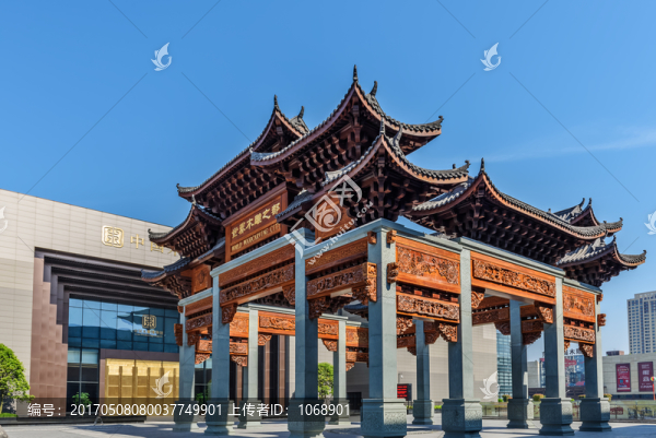 中國木雕博物館,木雕牌坊