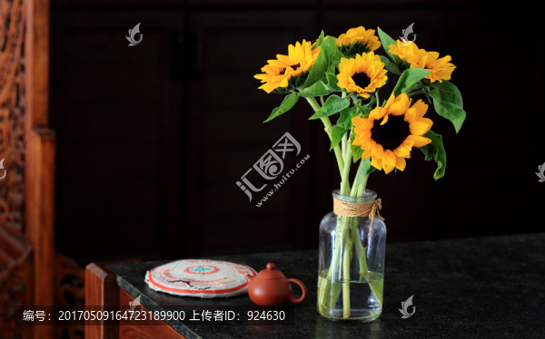 休閑時(shí)光向日葵普洱茶