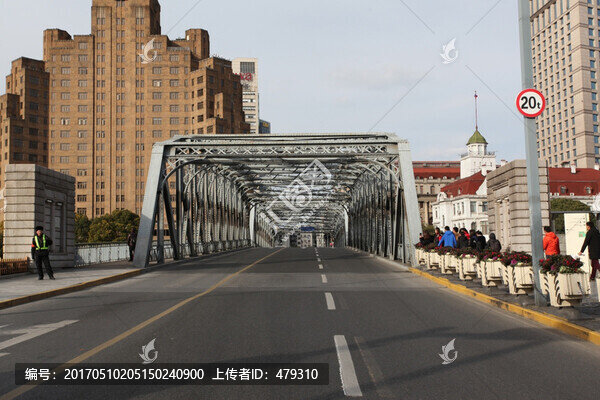 上海,外灘,外白渡橋
