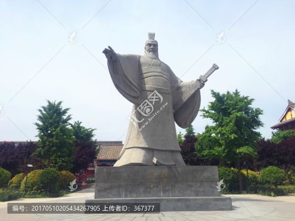 曹操雕塑