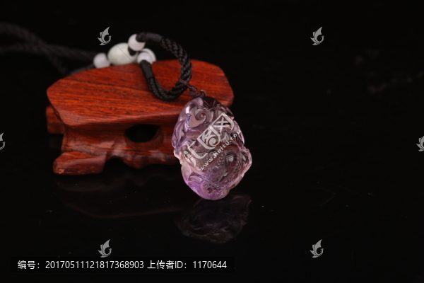 紫水晶吊墜