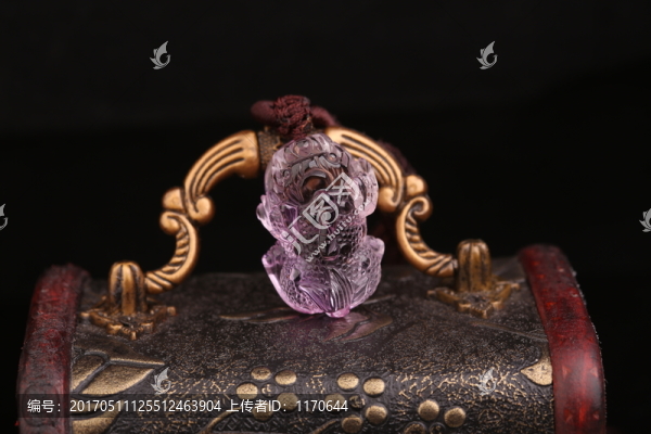 紫水晶吊墜