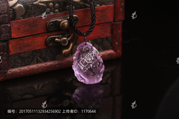 紫水晶吊墜