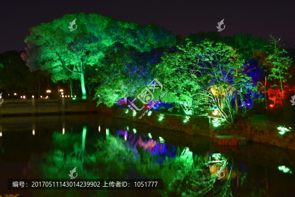 公園夜景