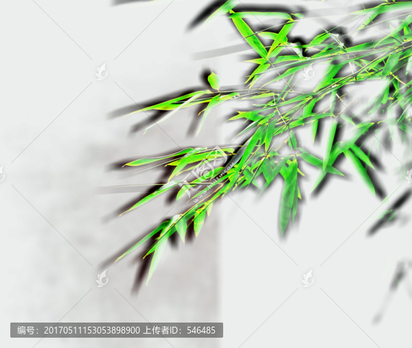 水墨竹影