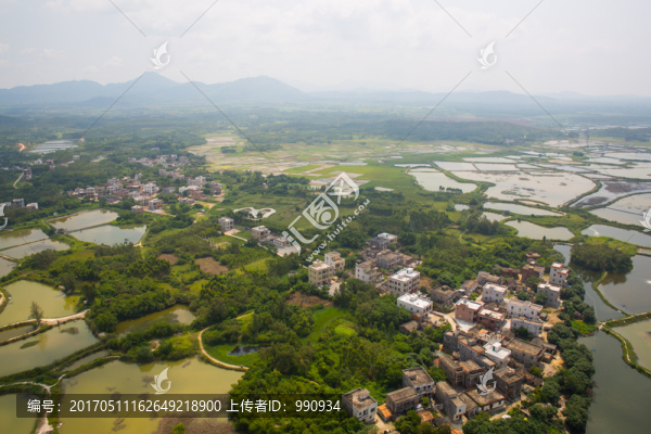村莊,鄉(xiāng)村,航拍