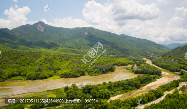 望夫山,田園風(fēng)光