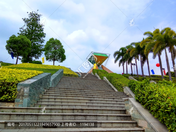 鉆石礦山公園,石階石梯