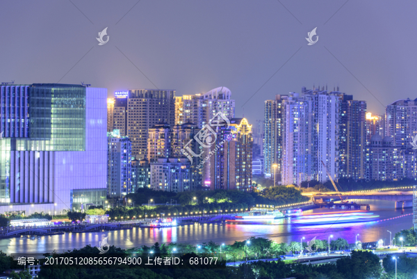廣州珠江新城夜景