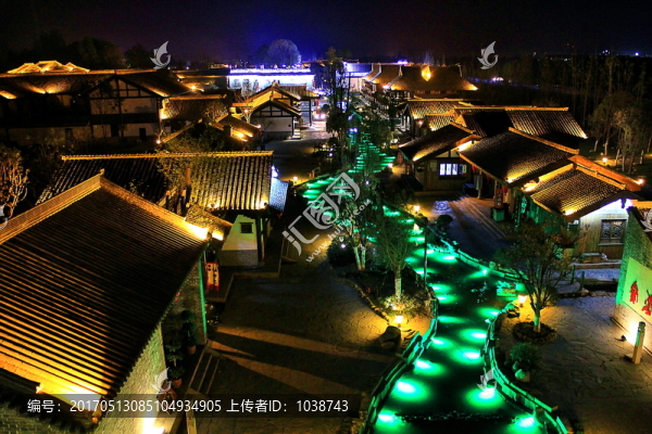 諸葛古鎮(zhèn)夜景