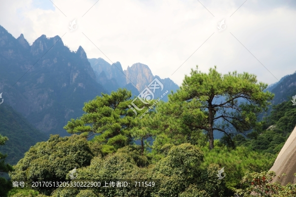 黃山石門峽風(fēng)光