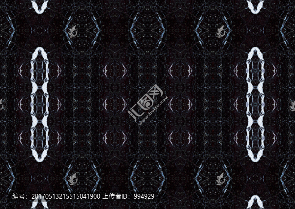 原創(chuàng)黑色歐美古典大理石拼花圖案