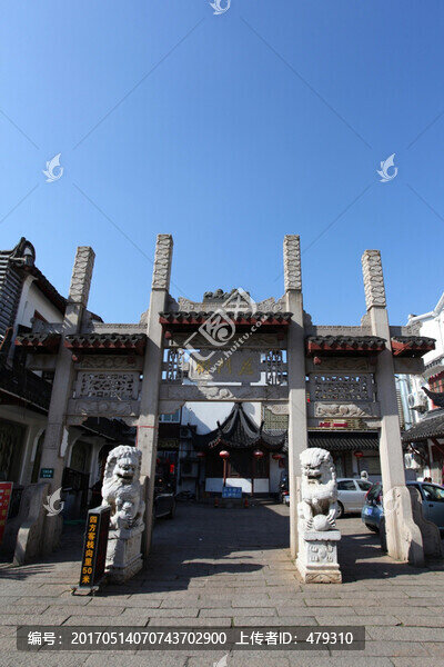 朱家角,江南小鎮(zhèn),大門(mén)