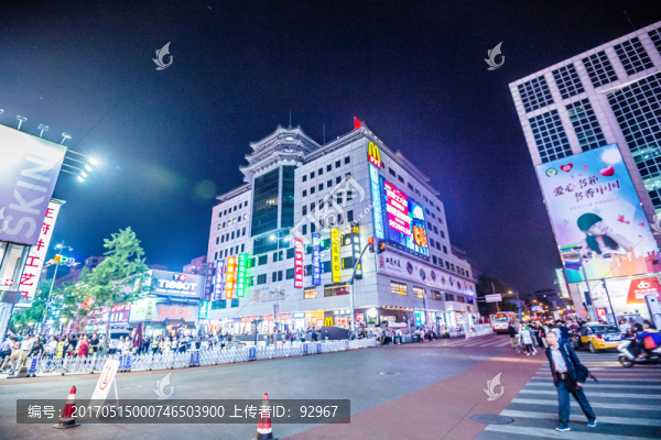 王府井大街夜景