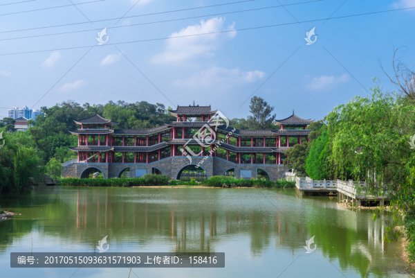南寧獅山公園竹影橋