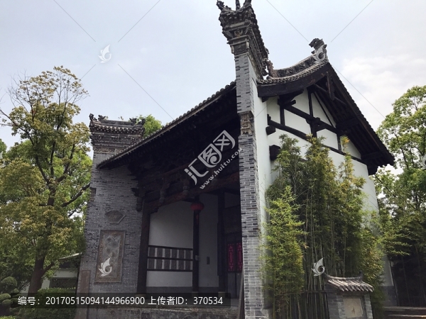 上海,聞道園,園林,中式建筑