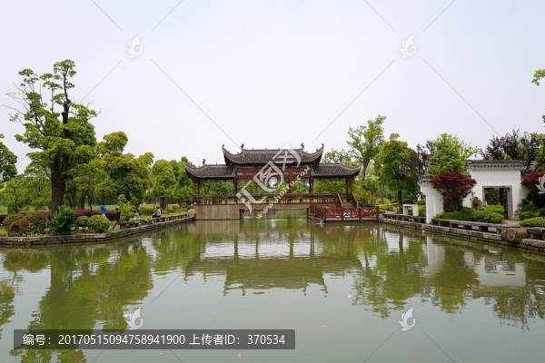 上海,聞道園,園林,中式建筑