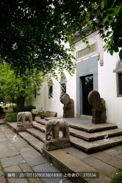 上海,聞道園,園林,中式建筑