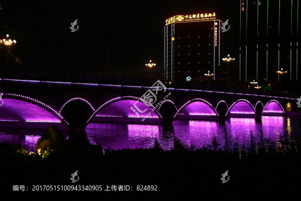 拱橋,夜景