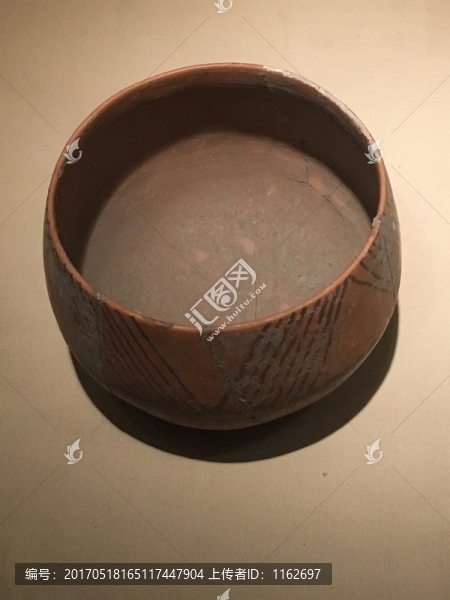 幾何紋彩陶體,文物