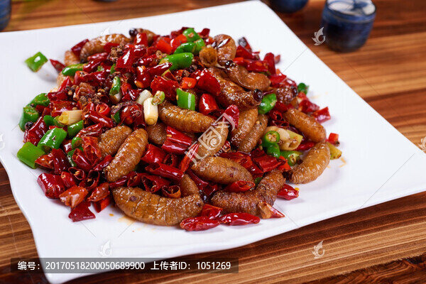 香辣竹蛹