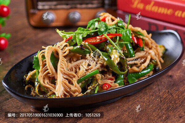 燒椒毛肚