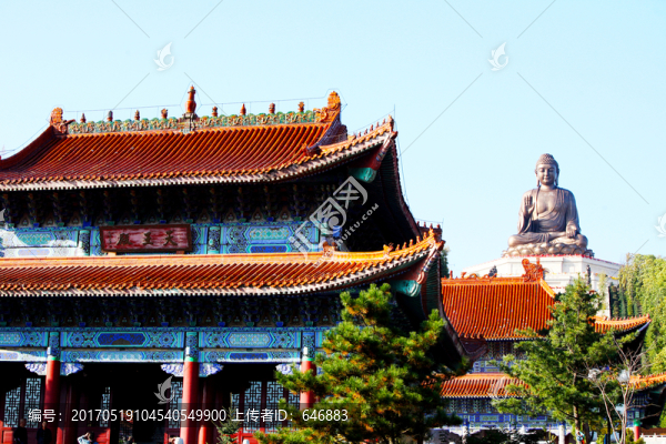 正覺寺,佛教,建筑,敦化,公園