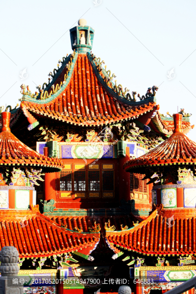 正覺寺,佛教,建筑,敦化,公園