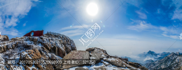 泰山超大寬屏風(fēng)光