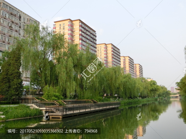 北二環(huán),護(hù)城河風(fēng)光