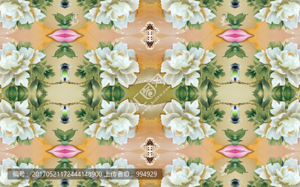 原創(chuàng)高清玉雕立體電視背景墻拼花