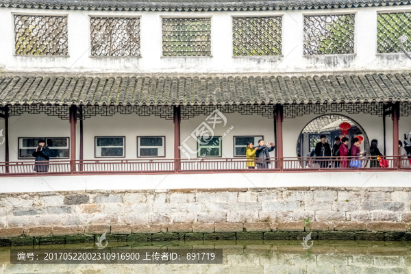 瓦當(dāng),圍墻,月亮門(mén),青瓦圍墻