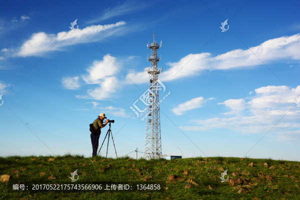 拍攝高山頂