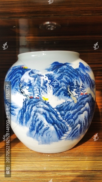 青花瓷缸