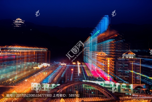 夢幻城市夜色