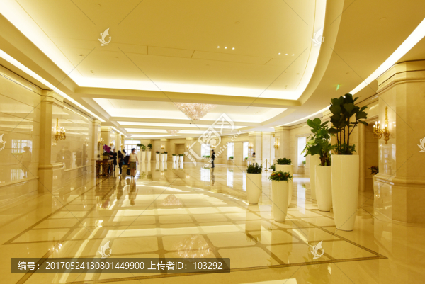 上海震旦國際大樓內(nèi)景,大廳