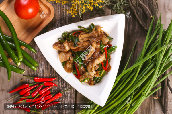 小炒花豬肉
