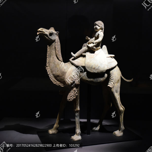 唐代彩繪陶俑