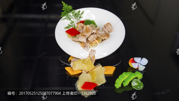 味菜炒豬爽肉