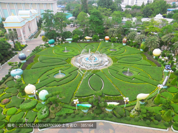 噴泉花園
