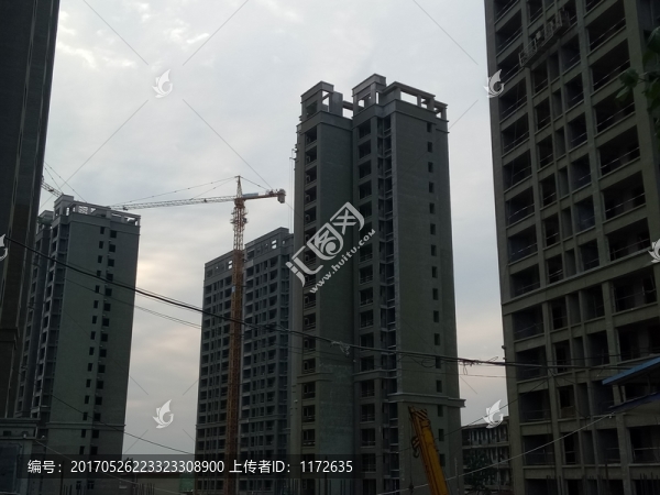 在建樓房,建筑施工,施工樓盤