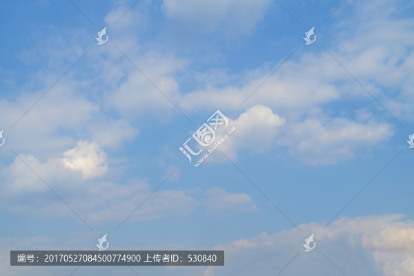 天空云彩,藍(lán)天白云大畫幅