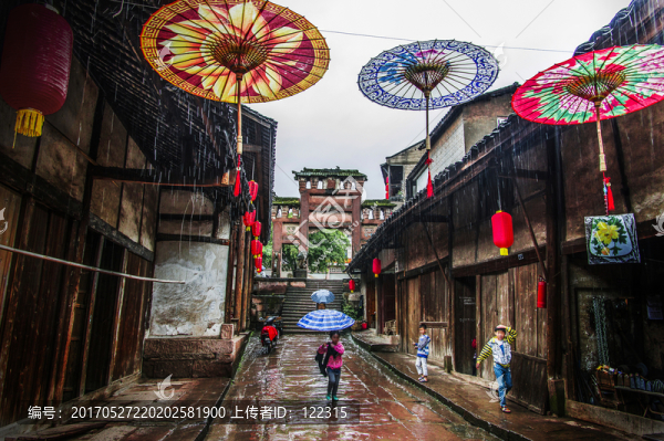 川東古鎮(zhèn)油紙傘