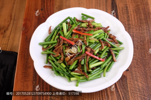 蒜苔炒肉
